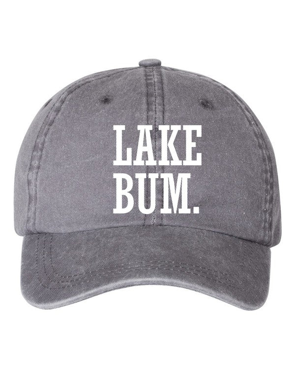 Lake Bum. Baseball Cap