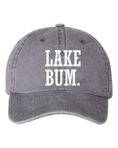 Lake Bum. Baseball Cap