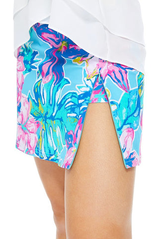 Floral Multi Color Skort