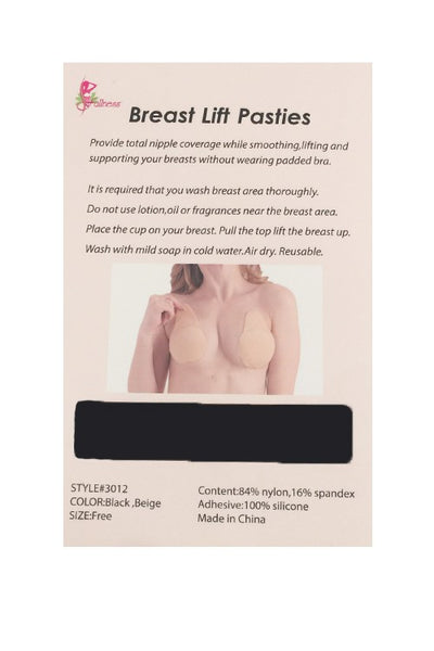 Breast Lift Pasties-Black