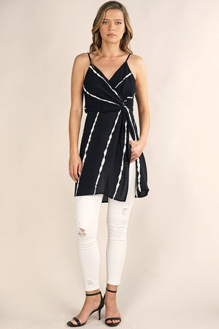 Spaghetti Strap Twist Tunic