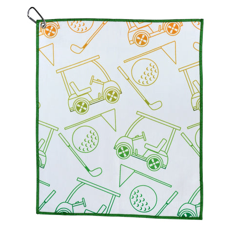 Golf Cart Ride Microfiber Golf Towel