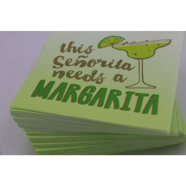 Cocktail Napkins; Senorita Needs A Marg-20ct