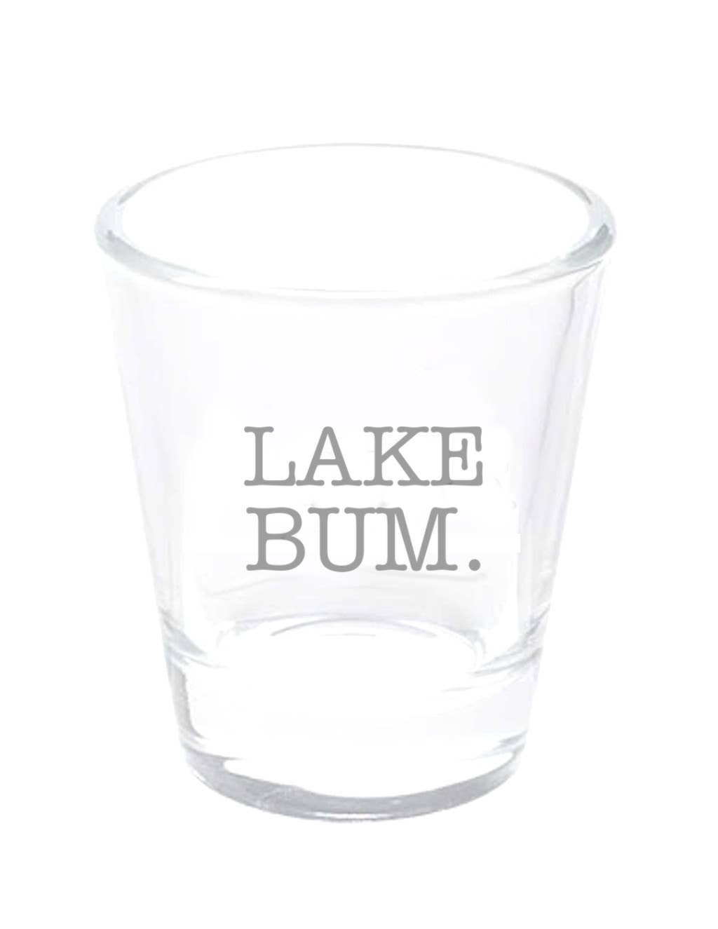 Etched Shot Glass - Lake Bum