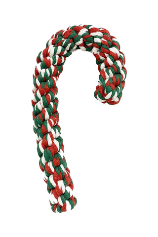 Candy Cane 12" Rope Dog Toy