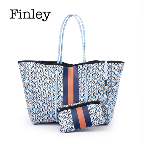 Neoprene Tote & Zipper Pouch-Finely