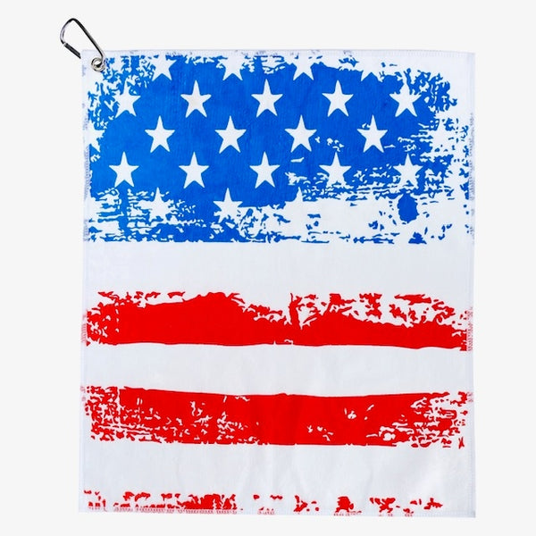 We Love America American Flag Golf & Tennis Towel