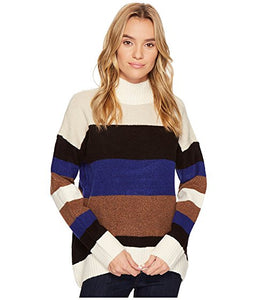 ROMEO & JULIET COUTURE Striped Turtleneck Sweater
