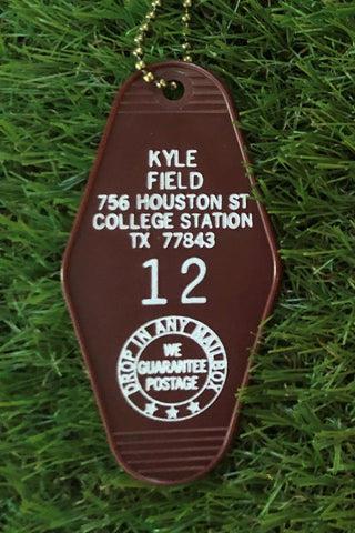 Hotel Key Tag - College Station,Texas