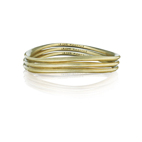 Chloe + Isabel Tidal Bangle Set (Size Large)