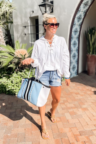 Neoprene Tote & Zipper Pouch-Payton