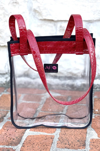 Makeup Junkie In The Clear Stadium Tote - Vixen