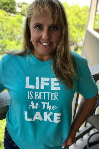 Next Level Apparel LIFE IS BETTER AT THE LAKE