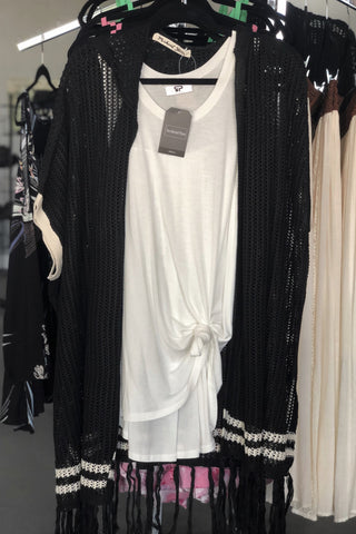 The Final Stripe Ruana