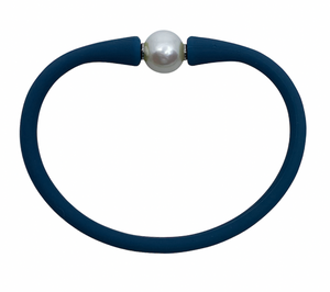 Maui Bracelet - Freshwater Pearl - Navy