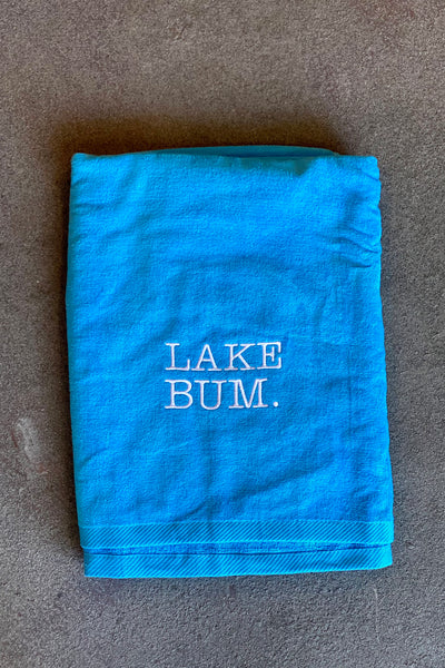 Lake Bum Jumbo Beach Towel