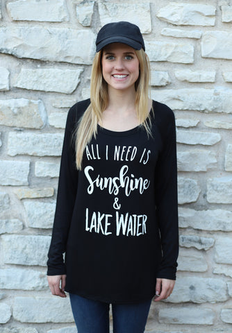 SUNSHINE & LAKE WATER Long Sleeve