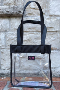 In The Clear Stadium Tote - Black Viper