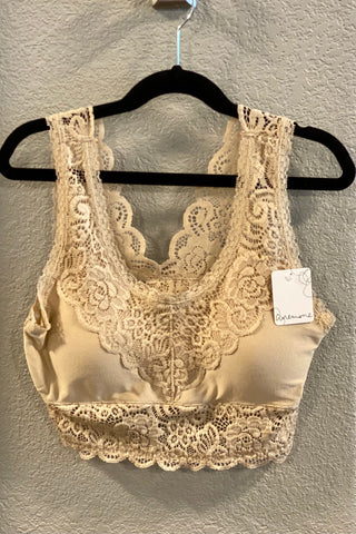 Padded Lace Bralette