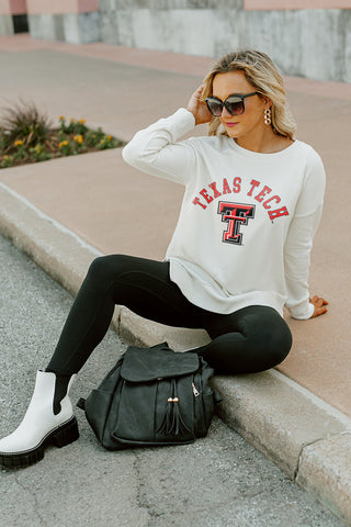 TEXAS TECH Red Raiders Vintage Side Split Pullover