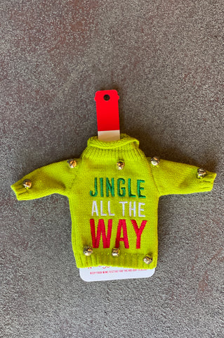 Wine Bottle Sweater |  Get Lit