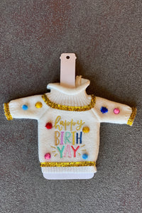 Wine Bottle Sweater | Happy BirthYay