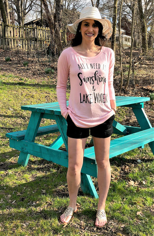 SUNSHINE & LAKE WATER Long Sleeve