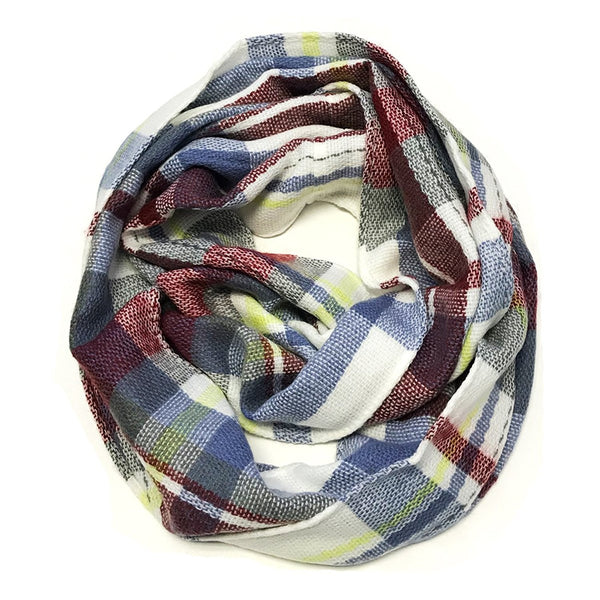 Plaid Winter Warm Infinity Scarves (Variety of styles)