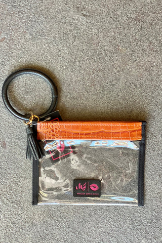 Makeup Junkie In The Clear El Dorado Wristlet