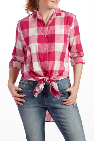 JAG JEANS MAGNOLIA TUNIC BOUGAINVILLEA
