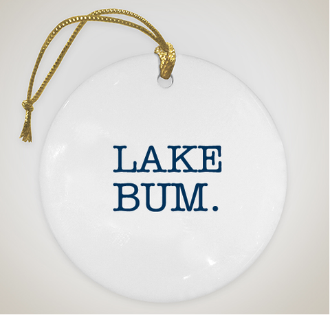 Lake Bum Christmas Ornament