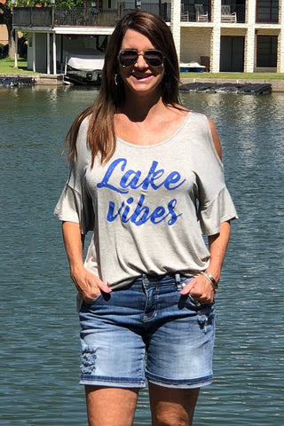 LAKE VIBES Cold Shoulder