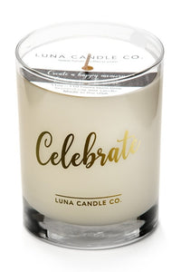 Natural Scented Vanilla Glass Candle