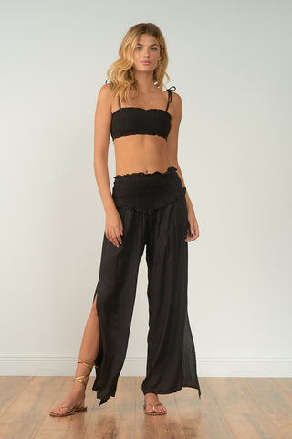 Harem Pants with Slit