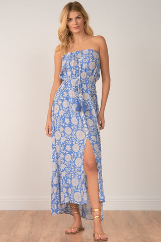 Caribbean Strapless Maxi Dress