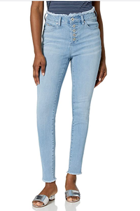 GWEN SKINNY W/ RAW EDGE W/B