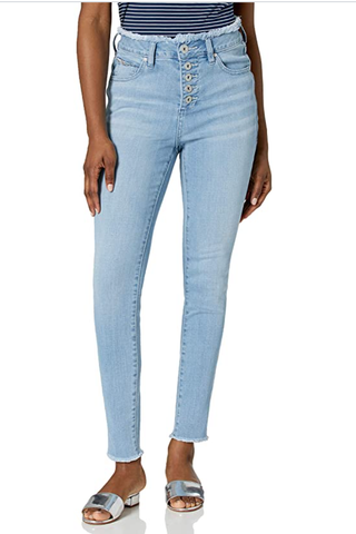 GWEN SKINNY W/ RAW EDGE W/B
