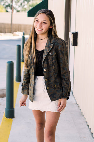 Camo Folksy Jacket