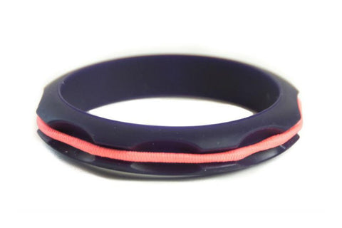 Miniz Hair Tie Bangle Kids - Dark Purple
