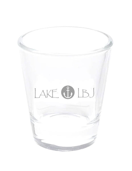 Etched Shot Glass - Lake LBJ