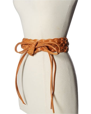 ADA Collection Maria Wrap Belt - Cognac