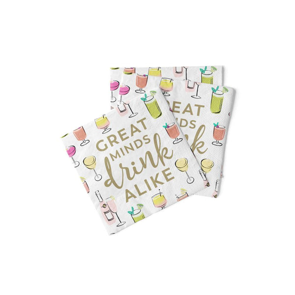 Cocktail Napkins; Great Minds-20ct