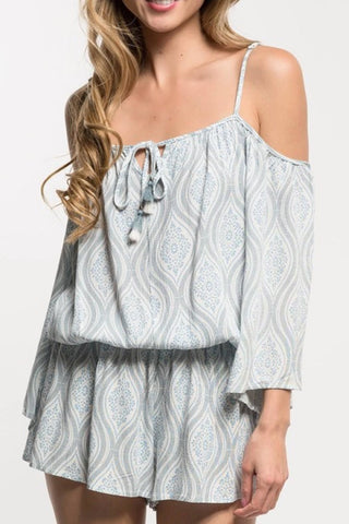Bohemian flowy romper