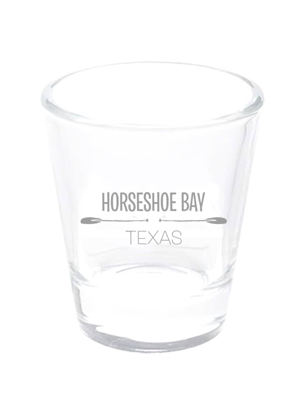 Etched Shot Glass - HSB TX