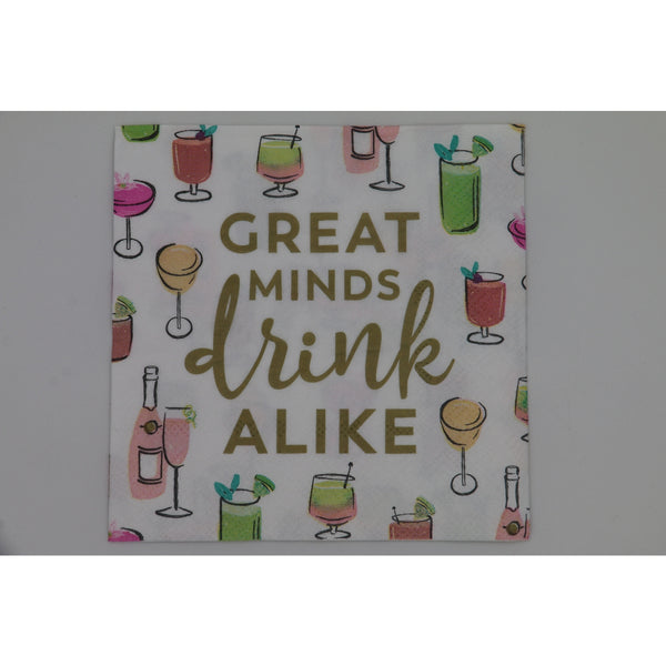Cocktail Napkins; Great Minds-20ct