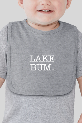 Lake Bum Jersey Baby Bib