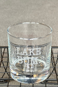 Etched Stemless Cocktail Glass - LAKEBUM