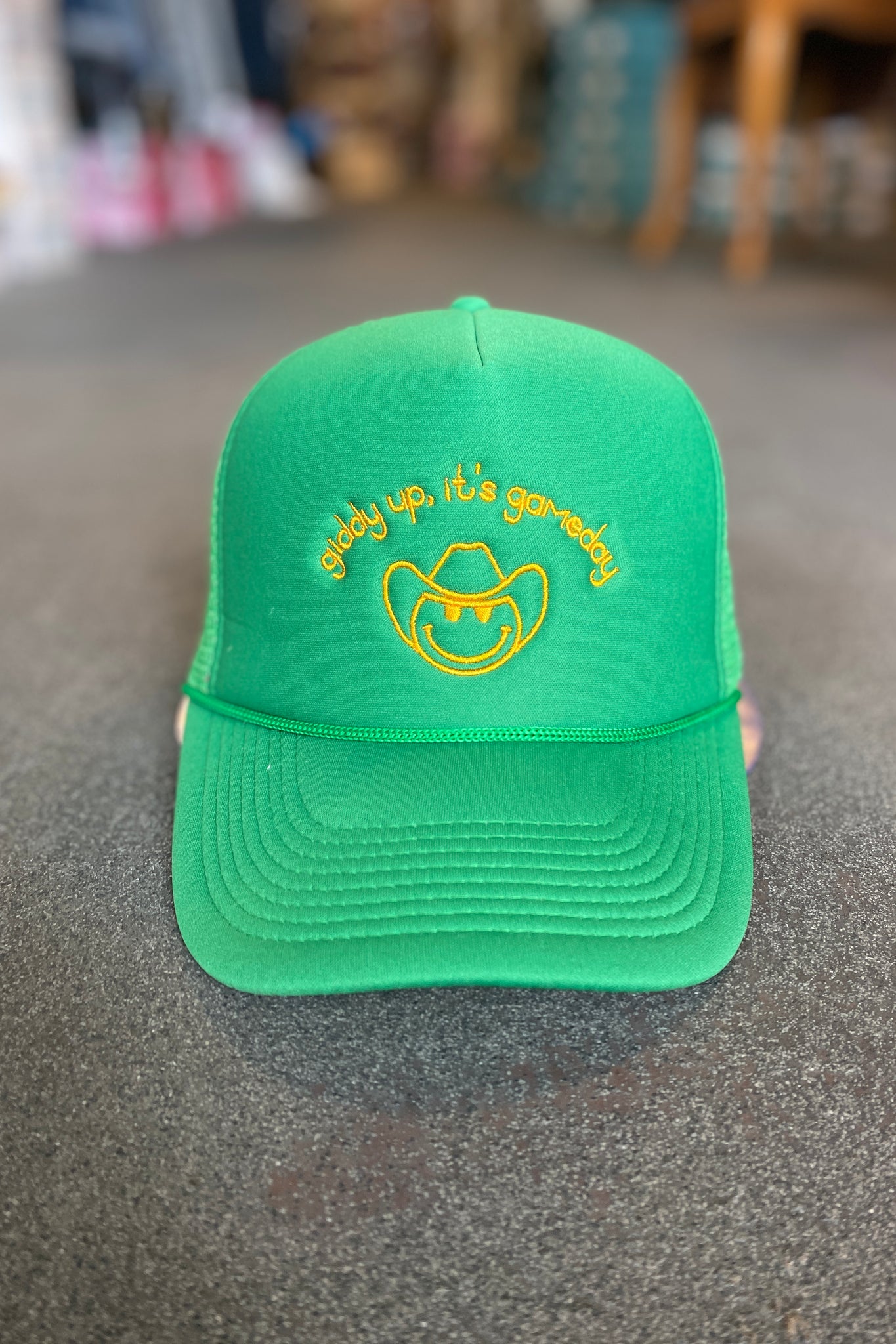 Gameday Trucker Hat - Green & Gold