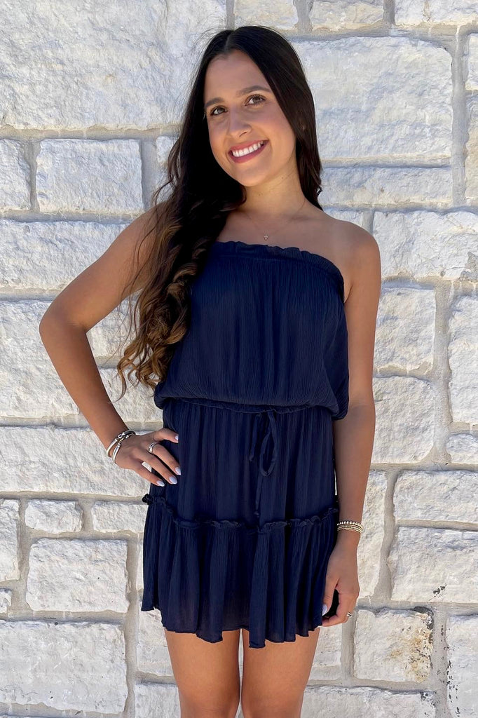 HAZEL STRAPLESS MINI DRESS The Market Place HAZEL STRAPLESS MINI DRESS The Market Place