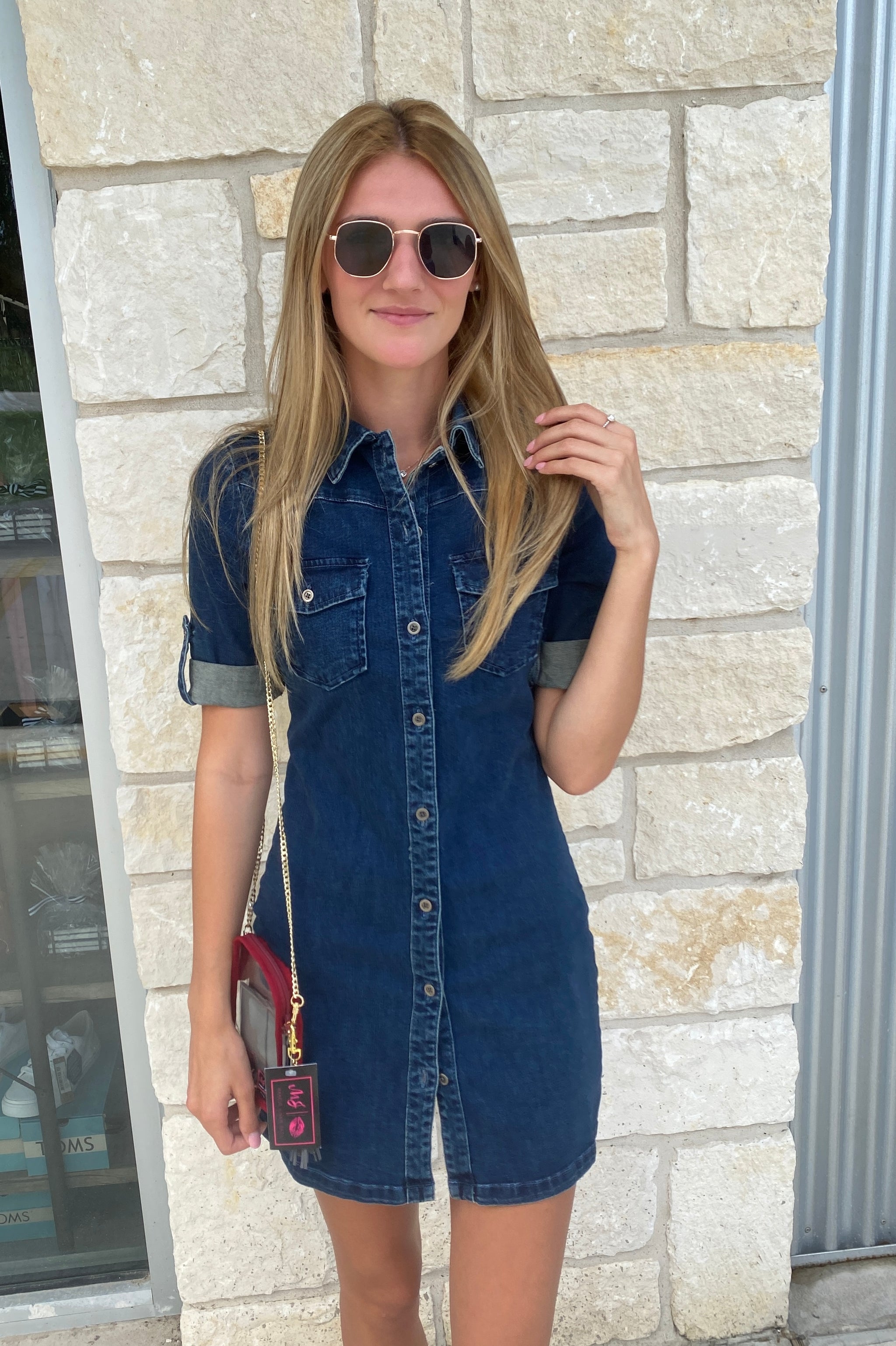 にゃおDenim Docking Dress Docking Denim Dress LLA0212 – AuroraBoutique
